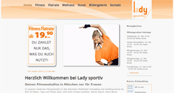 Desktop Screenshot of ladysportiv.de