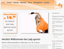 Tablet Screenshot of ladysportiv.de